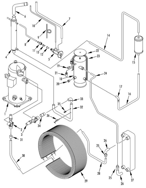 REFRIGERATION CONDENSER (R23)