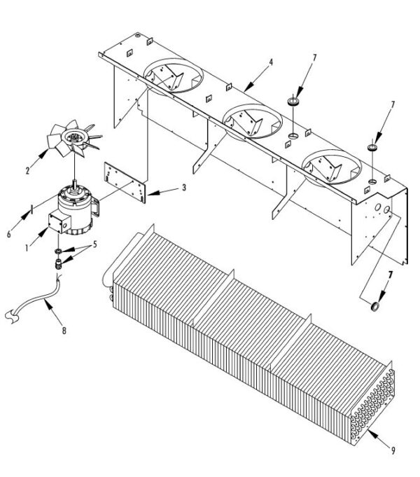 EVAPORATOR FAN GROUP