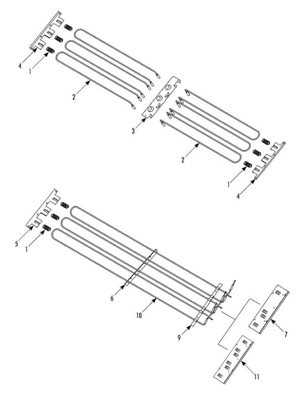 EVAPORATOR HEATER GROUP