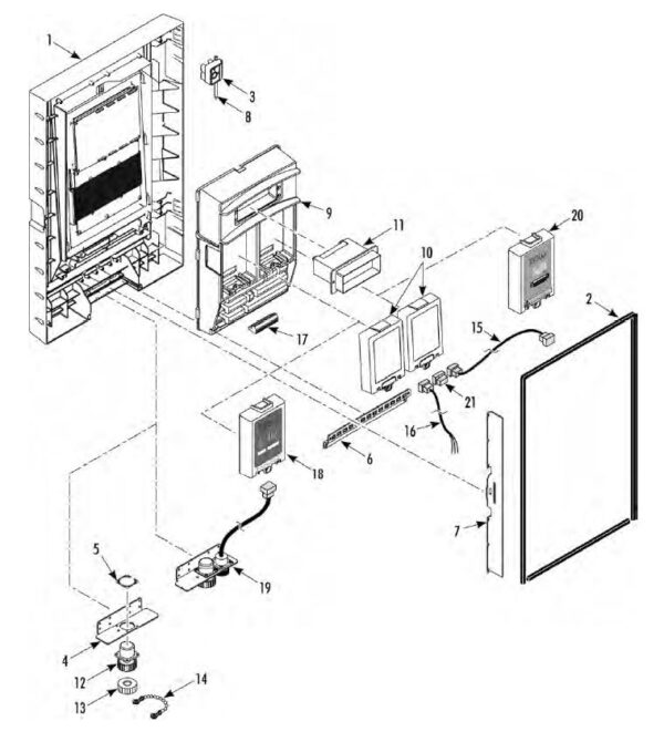 CONTROL BOX DOOR (mP-4000)