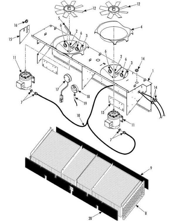 EVAPORATOR FAN GROUP