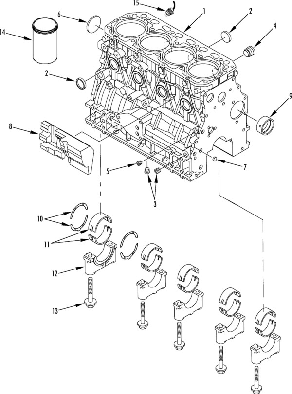 CYLINDER BLOCK GROUP (TK486 series)