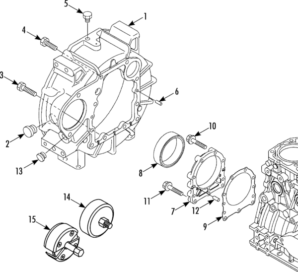 FLYWHEEL HOUSING GROUP (TK486 series)