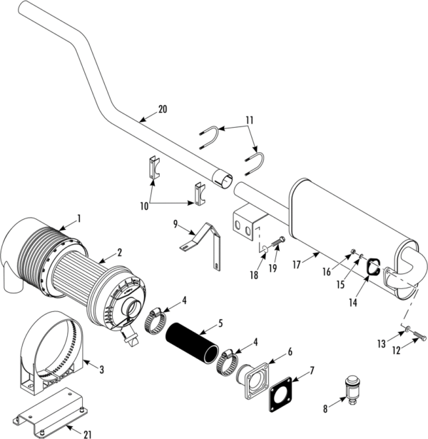 AIR INTAKE & EXHAUST GROUP (BEFORE 1/17)