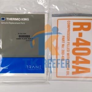 Name Plate-R404A